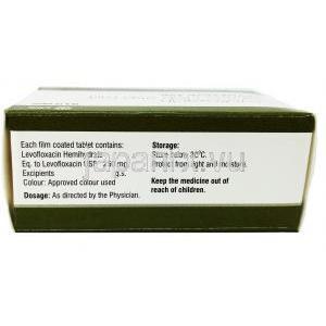 レボフサバ レボフロキサシン, 250 mg 100 錠, 箱情報, 使用方法,保存方法