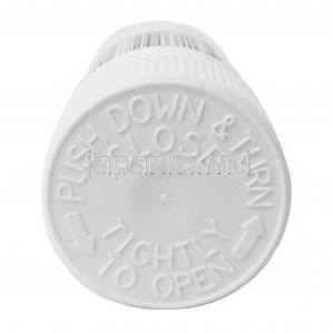 コルガウト, コルヒチン 0.5 mg, 製造元：Aspen pharmacare Australia,ボトル上面