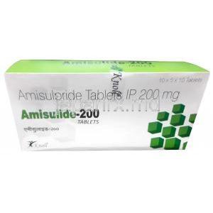 アミスリド 200,アミスルプリド 200 mg, 製造元：Knoll, 箱表面