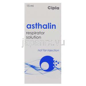 アスタリン Asthalin, サルブタモール 0.5% 吸入液 15 ml (Cipla) 箱