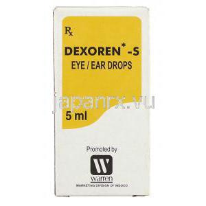 デキソレンＳ　DEXOREN S  5ML 点耳液 / 点眼薬 (Warren) 箱