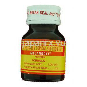 メランコシル Melanocyl, オクソラレンジェネリック, メトキサレン 1% 25ml 外用ローション (Franco Indian) ボ