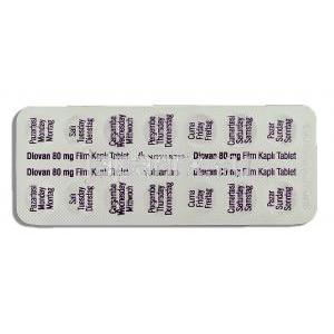 Diovan 80 mg packaging