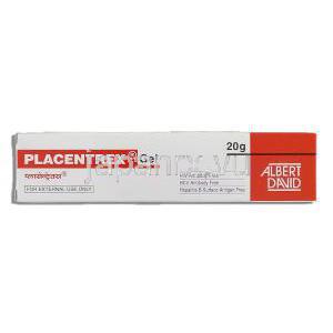 プラセントレックス Placentrax, デオキシリボ核酸 / リボ核酸 / チロジン, 20gm ジェル (Albert David) 箱