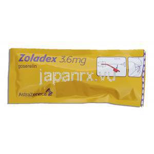 ゾラデックス Zoladex, 酢酸ゴセレリン 3.5mg デポ注射 （アストラゼネカ社） 包装