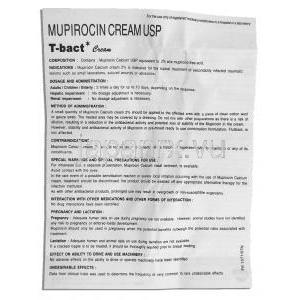 T-バクト, ムピロシン 2% クリーム 情報シート1