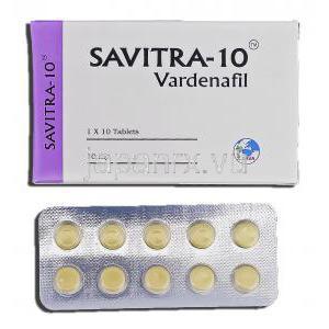 サビトラ10 Savitra-10, ジェネリック レビトラ, バルデナフィル10mg 錠 (Sava medica)