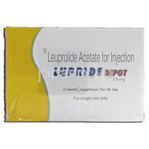 リュープライド デポット Lupride Depot, リュープロン デポット ジェネリック, 酢酸ロイプロリド  7.5