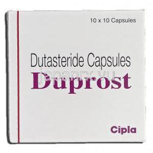 デュプロスト Duprost, アボルブ ジェネリック, デュタステリド 0.5mg, カプセル 箱