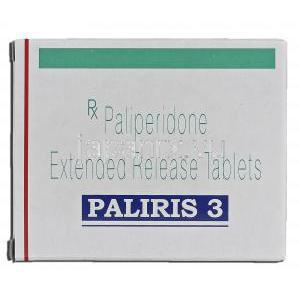 パリリス3 Paliris 3, インヴェガ ジェネリック, パリペリドン  ER, 3mg, 錠 箱