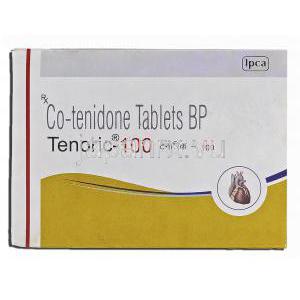テノリック100 Tenoric-50, テノレチック ジェネリック, アテノロール 100mg, クロルタリドン, 25 mg, 錠 箱