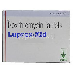 ルプレックス-キッズ Luprex-Kid, ルリッド ジェネリック, ロキシスロマイシン, 50mg, 錠 箱