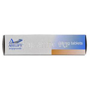 エビリファイ  Abilify, アリピプラゾール  30mg 錠 箱側面2