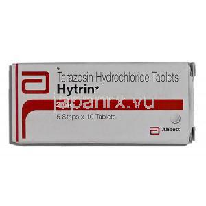 ハイトリン Hytrin, テラゾシン, 2mg, 錠 箱