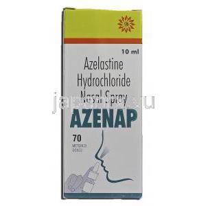 アゼナップ Azenap, アステリン ジェネリック, アゼラスチン10 ml 70MD 点鼻液噴霧用 (Sava medica) 箱
