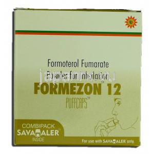 フォルメゾン12 Formezon 12, フマル酸ホルモテロール, 吸入用パウダー 箱