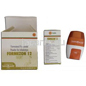 フォルメゾン12 Formezon 12, フマル酸ホルモテロール, 吸入用パウダー 梱包内容