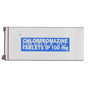 クロルプロマジン Chlorpromazine, ウインタミン ジェネリック, クロルプロマジン 100mg 錠 箱