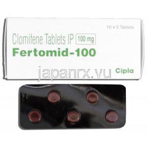 フェルトミッド-100 Fertomid-100, クロミッド ジェネリック, クロミフェン 100mg, 錠