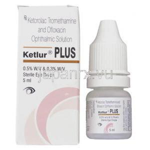 ケトロラクトロメタミン/ オフロキサシン 配合 点眼薬