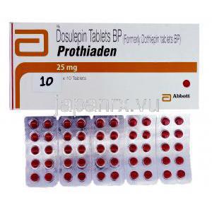 プロチアデン Prothiaden, ドチエピン 25mg, 錠