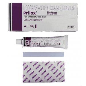 プリロックス クリーム 30g, Plirox Cream（エムラクリーム ジェネリック）リドカイン 25mg/ プリロカイン 25mg 配合