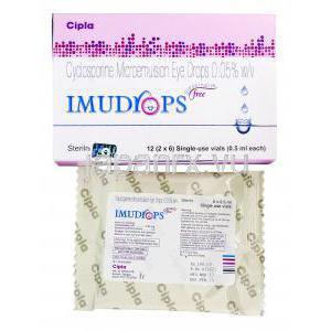 イミュドロップス Imudrops, パピロックミニ ジェネリック,  シクロスポリン, 目薬