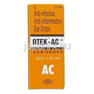 Otek-AC クロラムフェニコール５％/クロトリマゾール１％/リグノカイン塩酸塩２％　点耳
