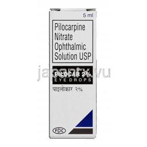 ピロカルピン（サンピロジェネリック）, Pilocar, 1% 5ML 点眼薬 (FDC)