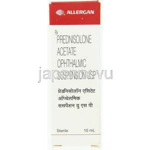 プレドニゾロン酢酸エステル 1% 5ML 点眼薬 (Allergan) 箱