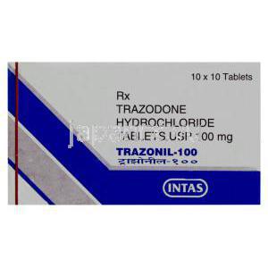 トラゾドン塩酸塩  100 mg
