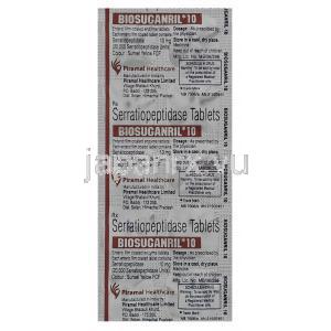 セラペプターゼ 10 mg 錠
