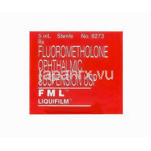 FML、フルオロメトロン点眼サスペンション1mg/ml（5ml）　トップラベル
