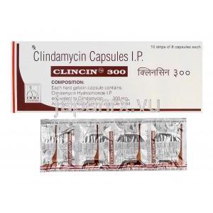 クリンシン300　Clincin300、ジェネリッククレオシン、クリンダマイシン300mg