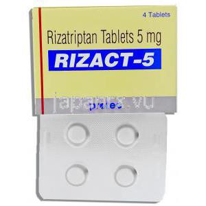 リザトリプタン, Rizact,  5mg 錠 (Protec)