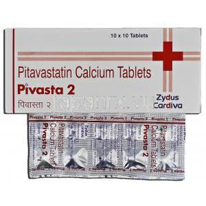 ピバスタ2  Pivasta 2, ベターコレステロール ジェネリック, ピタバスタチン, 錠