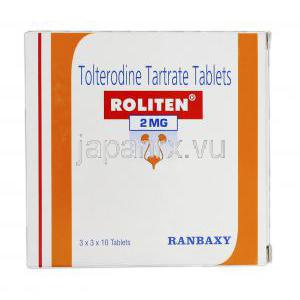 ロリテン, 酒石酸トルテロジン, 2mg, 錠, 箱