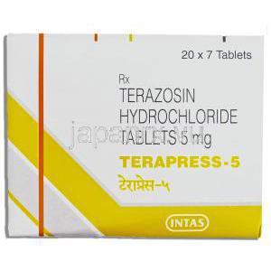 テラプレス, テラゾシン 2mg 錠 (Abbott India) 箱