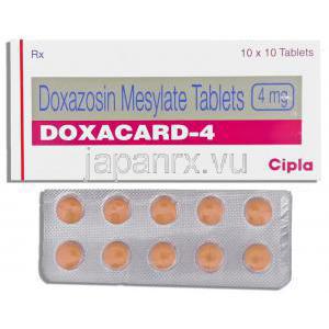 ドクサカード, ドキサゾシン 4mg 錠 (Cipla)