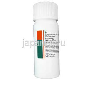 アグレノックス，ジピリダモール MR 200mg/アスピリン 25mg 　瓶