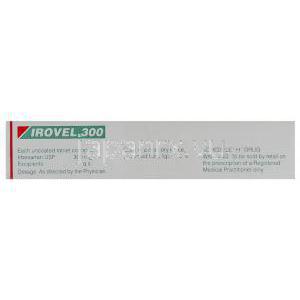イルベサンタン 150 mg Irovel (Sun pharma)