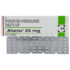アタラックス, 塩酸ヒドロキシジン 25mg (UCB) 錠