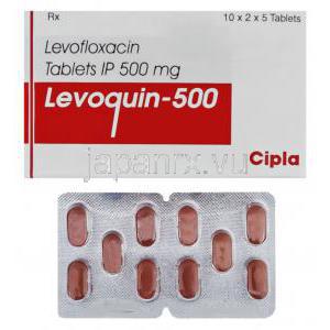 レボクイン, レボフロキサシン 500 mg 錠 (Cipla)