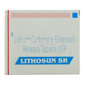 リスサン, 炭酸リチウム 400 mg 錠 (Sun Pharma) 箱