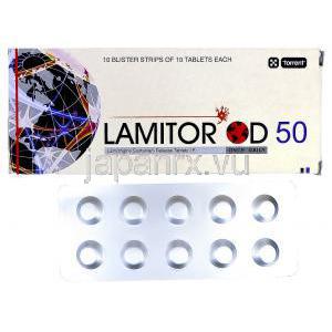 ラミトール OD 50 , ラモトリジン 50mg 錠 (Torrent)