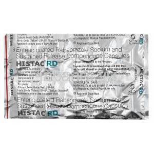 ヒスタック RD (ドンペリドン/ ラベプラゾール) 錠剤