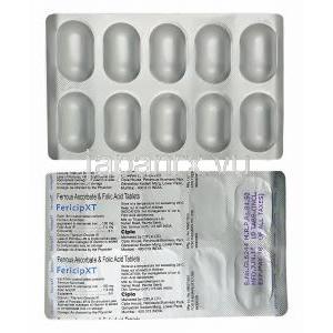 フェリシップ XT (アスコルビン酸第一鉄/ 葉酸) 錠剤