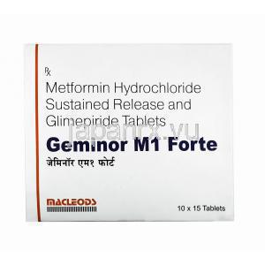 ジェミナー M 1フォルテ (グリメピリド/ メトホルミン)