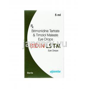 ビディン LS TM 点眼薬 (チモロール/ ブリモニジン酒石酸塩)