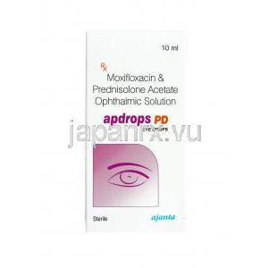 アプドロップス PD 点眼薬  (モキシフロキサシン/ プレドニゾロン)
